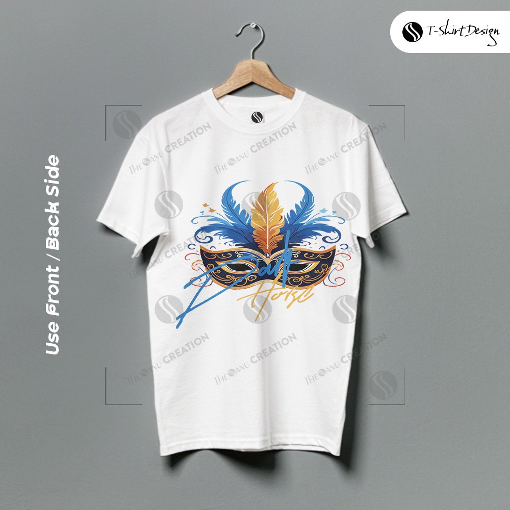 Creative Mask T-Shirt Design