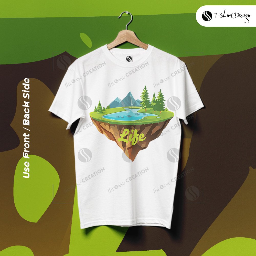 Life & Environment T-Shirt Design