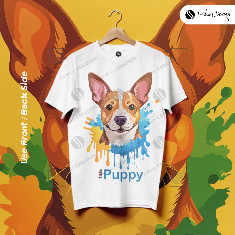 Puppy Time T-Shirt Design