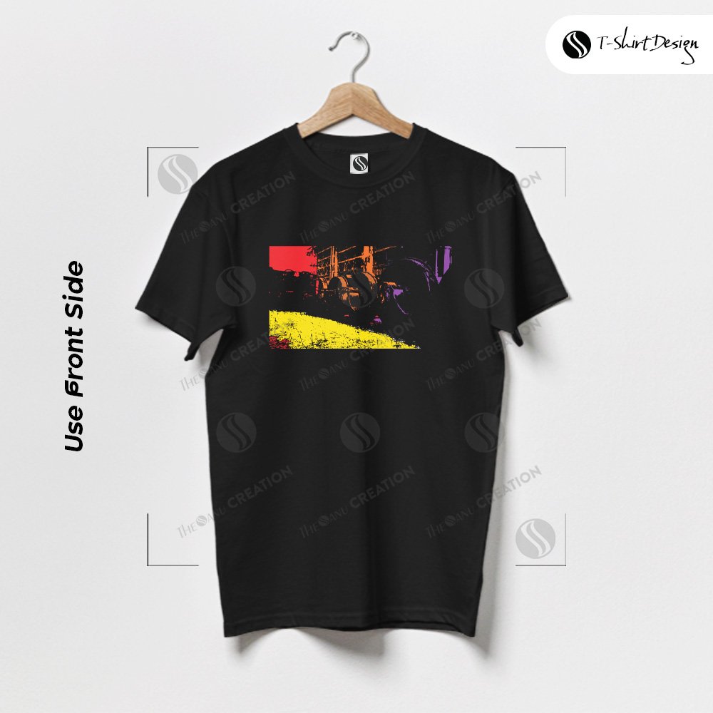 Train Bogie Texture T-Shirt_Design